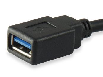 Load image into Gallery viewer, Equip 133455 usb 3.0 cable type c male to type a female, 15cm