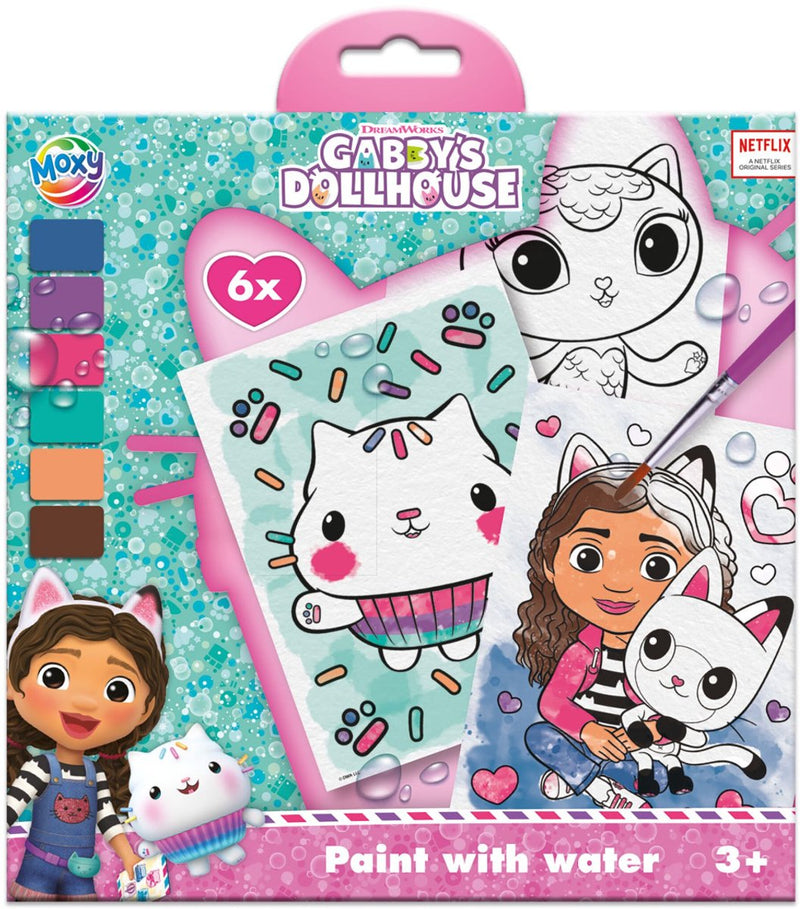 Afbeelding laden in galerijviewer, Moxy schilderen met water gabby's poppenhuis, 7dlg.