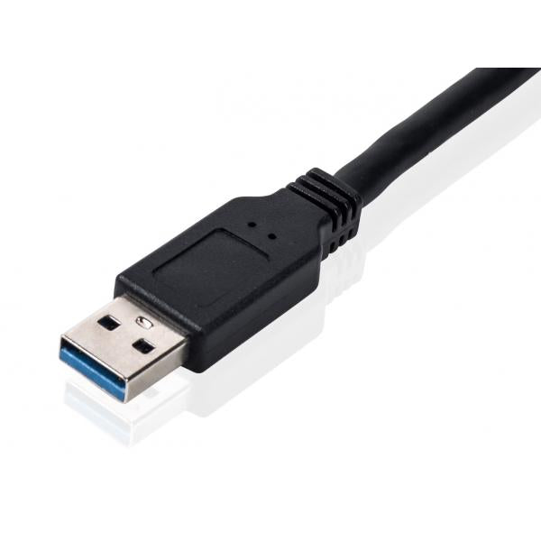 Load image into Gallery viewer, Equip 133471 usb3.0 to sata adapter, male male, 0.5 m, black