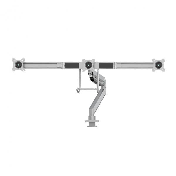 Laden Sie das Bild in Galerie -Viewer, Neomounts neomounts nm-d775dx3silver flat screen desk mount, 17 27 , 6 kg, 100x100 mm, clamp, sil