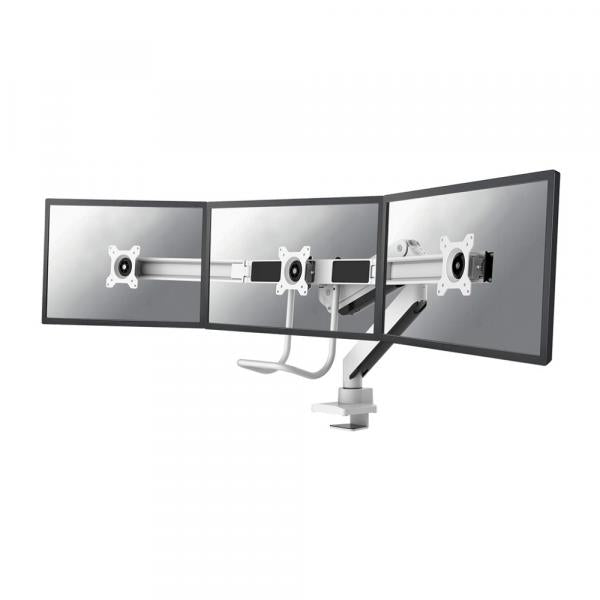Chargez l'image dans la visionneuse de la galerie, Neomounts neomounts nm-d775dx3white flat screen desk mount, 17-27 , 6 kg, 100x100 mm, clamp, white