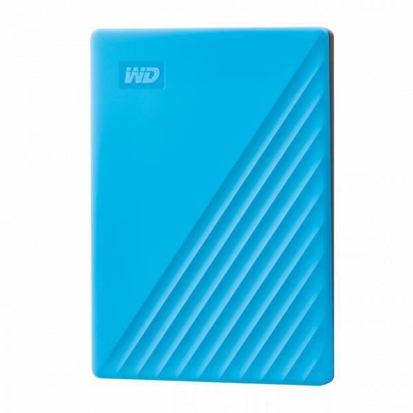 Load image into Gallery viewer, Western digital wdbpkj0040bbl-wesn my passport external hdd, 4tb, usb 3.2 gen 1, blue