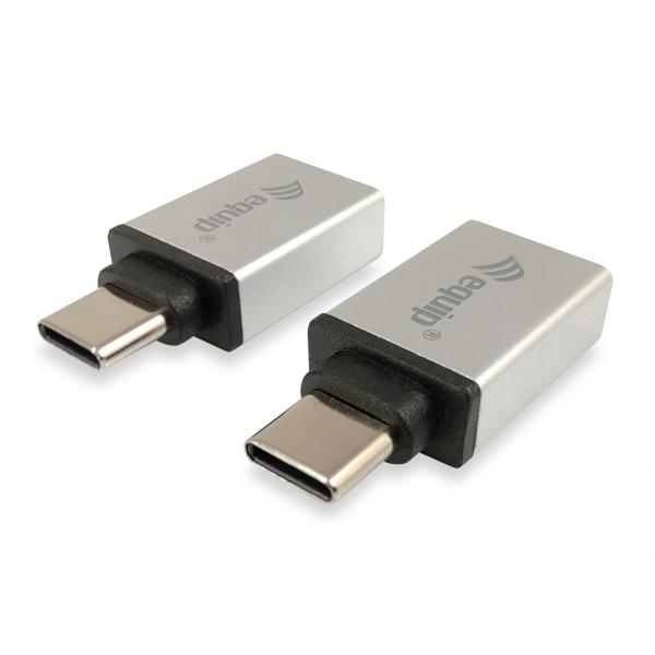 Chargez l'image dans la visionneuse de la galerie, Equip 133473 usb adapter, usb type c -> usb type a, male female, silver