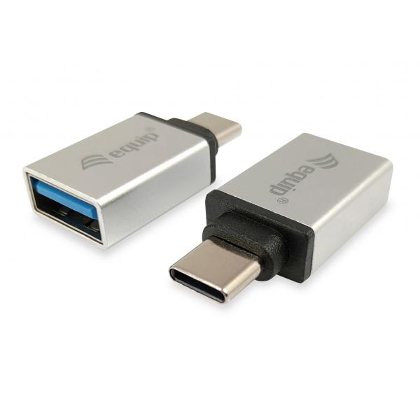 Chargez l'image dans la visionneuse de la galerie, Equip 133473 usb adapter, usb type c -> usb type a, male female, silver