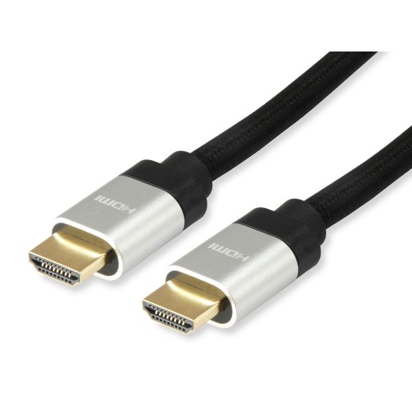 Load image into Gallery viewer, Equip 119380 hdmi 2.1 ultra high speed cable, hdmi type-a -> hdmi type-a, 48 gbit s, arc, 1m, black