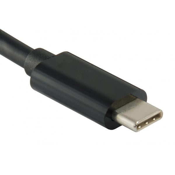 Load image into Gallery viewer, Equip 128954 4-port usb hub, usb 3.2 gen 1 type-c -> usb 3.2 gen 1 type-a, 5000 mbit s, black