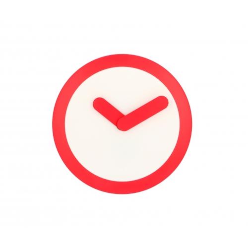 Load image into Gallery viewer, Nextime klok 2615ro focus, ø25 cm, wall, white red