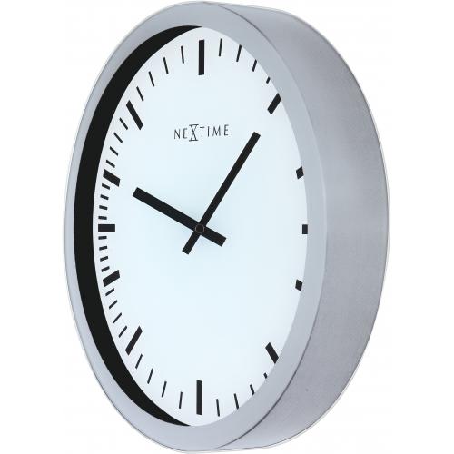 Load image into Gallery viewer, Nextime klok 3031 magic - stripe, 25x35.2 cm, wall, white