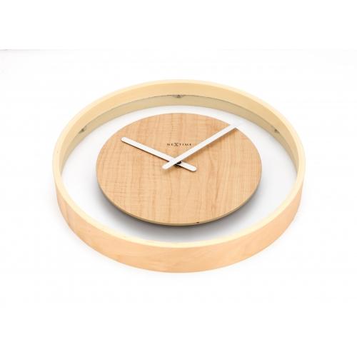 Load image into Gallery viewer, Nextime klok 3046 wood loop, ø30 cm, wall, wood