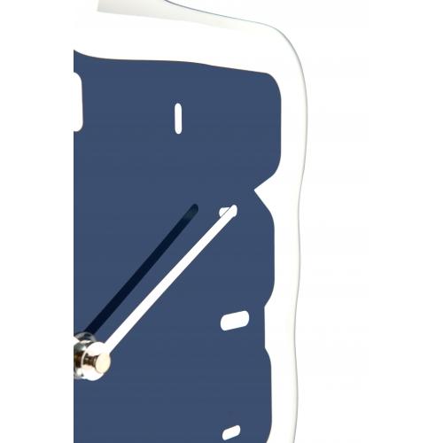 Load image into Gallery viewer, Nextime klok 3072bl thumbs up, 40.5x41.5 cm, wall, blue silver