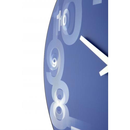 Load image into Gallery viewer, Nextime klok 3077bl 3d, ø39.5 cm, wall, blue white