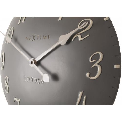 Load image into Gallery viewer, Nextime klok 3084gs london arabic, ø34.5cm, wall, gray white