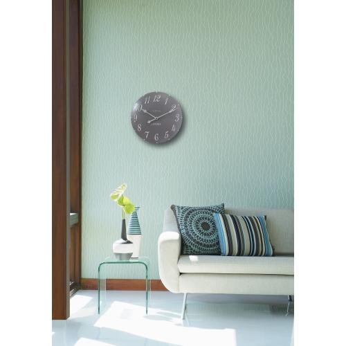 Load image into Gallery viewer, Nextime klok 3084gs london arabic, ø34.5cm, wall, gray white