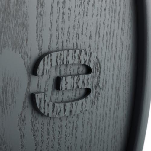 Load image into Gallery viewer, Nextime klok 3096gs wood wood medium, ø35.5 cm, wall, gray