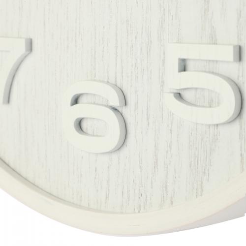 Load image into Gallery viewer, Nextime klok 3096wi wood wood medium, ø35.5 cm,wall, white