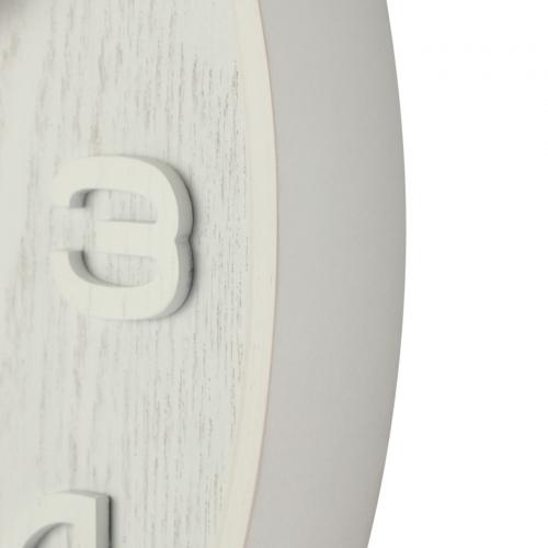 Load image into Gallery viewer, Nextime klok 3096wi wood wood medium, ø35.5 cm,wall, white