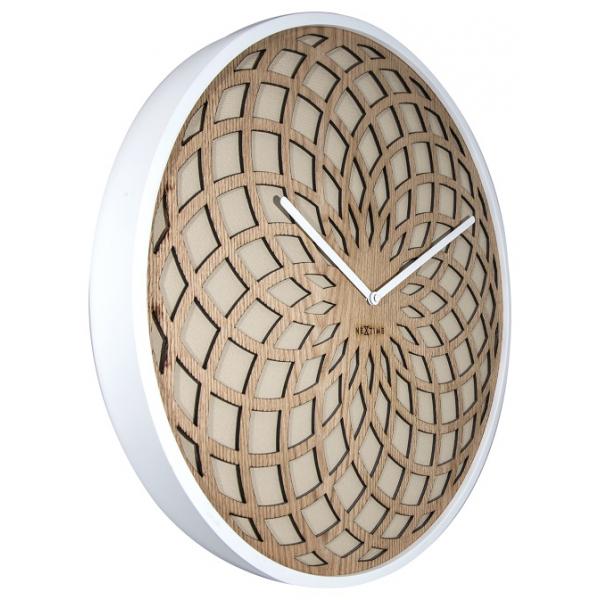 Load image into Gallery viewer, Nextime klok 3149be sun large, ø50 cm, wall, beige