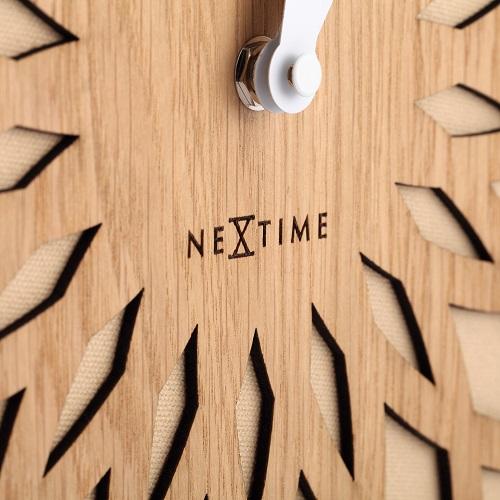 Load image into Gallery viewer, Nextime klok 3149be sun large, ø50 cm, wall, beige