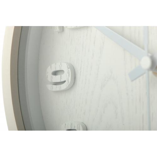 Load image into Gallery viewer, Nextime klok 5192wi wood wood small 22x20 cm, wall, white