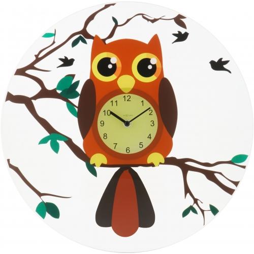 Load image into Gallery viewer, Nextime klok 8169 oohoo, ø43 cm, wall, multi-color