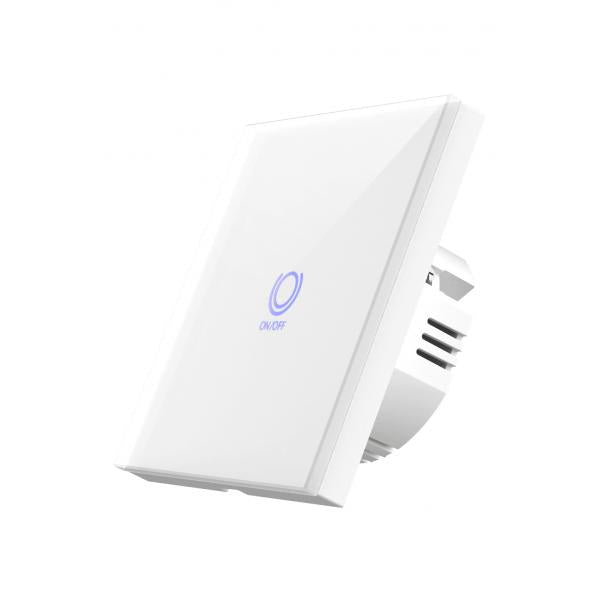 Load image into Gallery viewer, Woox r7063 smart wall light switch, wifi 2.4ghz, schuko, <= 800w, 10-30m, white