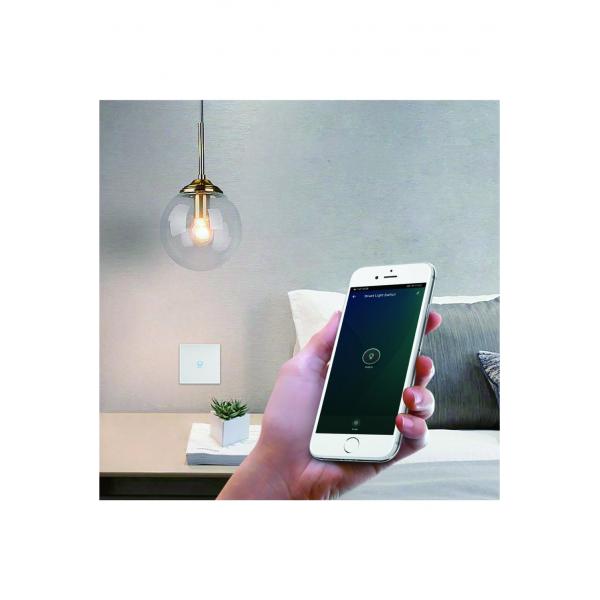 Load image into Gallery viewer, Woox r7063 smart wall light switch, wifi 2.4ghz, schuko, <= 800w, 10-30m, white
