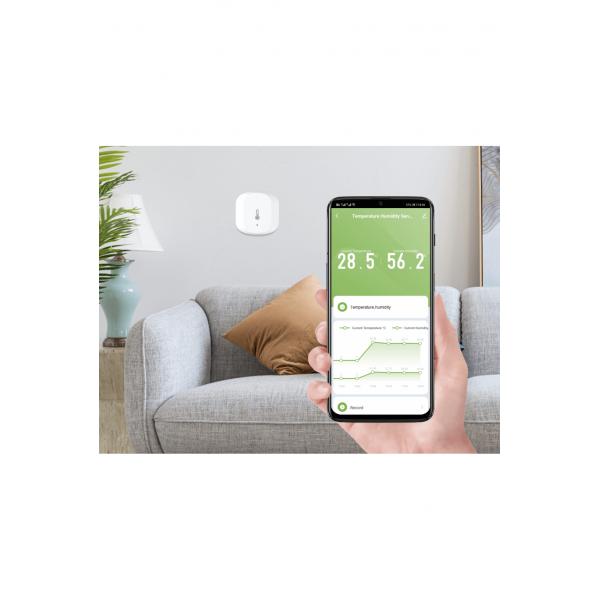 Load image into Gallery viewer, Woox r7048 smart humidity temperature sensor, zigbee, white