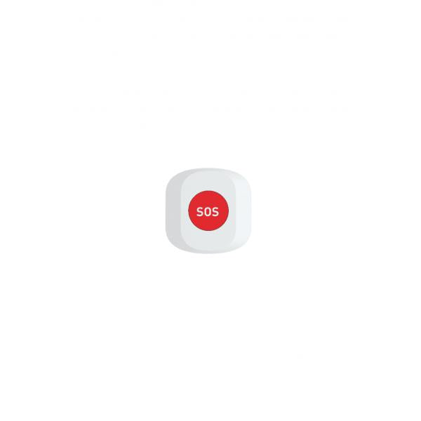 Load image into Gallery viewer, Woox r7052 smart sos button, wifi 2.4 ghz, zigbee 3.0, amazon alexa google assistant, 30m, white