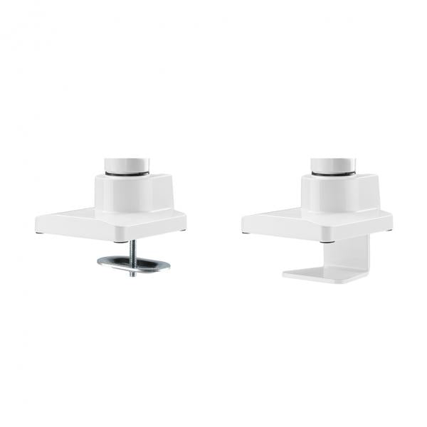 Load image into Gallery viewer, Neomounts nm-d775whiteplus curved screen desk mount, 49 , 18 kg, 100mm, clamp bolt, white