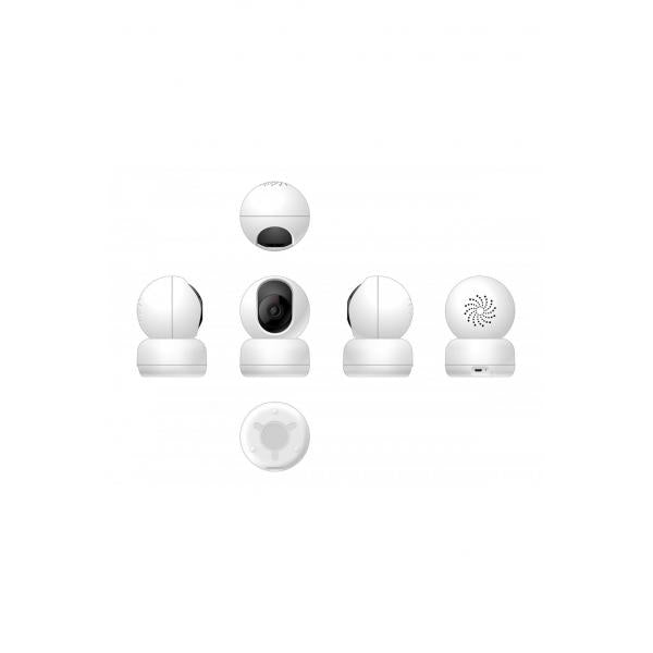 Load image into Gallery viewer, Woox r4040ptz smart ptz indoor camera, wifi, 1080p, 360°, pan tilt zoom, white