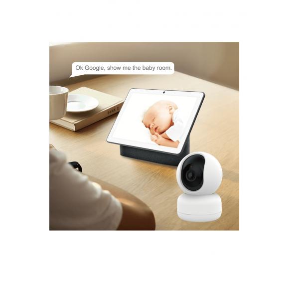 Load image into Gallery viewer, Woox r4040ptz smart ptz indoor camera, wifi, 1080p, 360°, pan tilt zoom, white