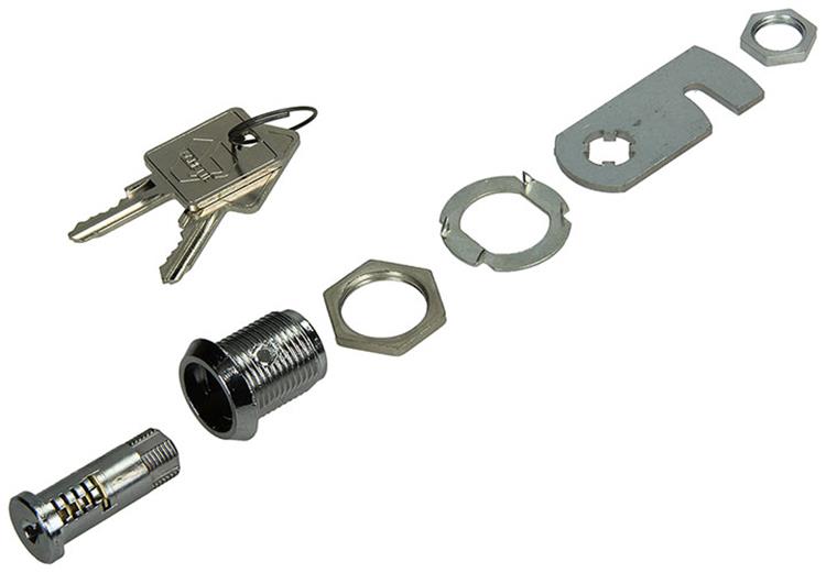 Afbeelding laden in galerijviewer, Mack 1013583 - 1 brievenkastslot verchroomd 22mm | 5 stuks