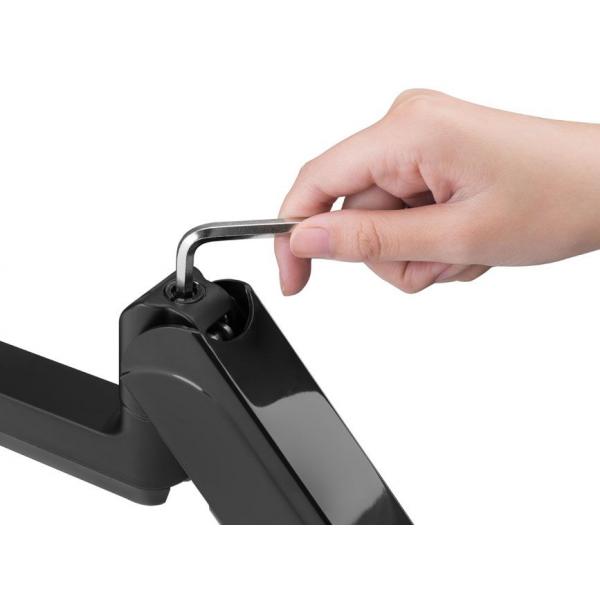 Load image into Gallery viewer, Equip 650133 17 -32 dual monitor desk mount bracket, clamp, 18 kg, 17 - 32 , 100 x 100 mm, black