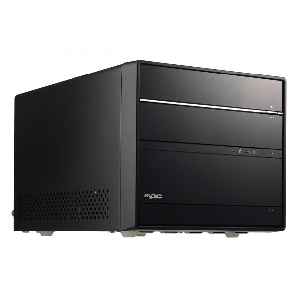 Load image into Gallery viewer, Shuttle sh570r6 black xpc cube pc barebone, intel h570, lga 1200, ddr4, 2x lan, 2x m.2, 300 w