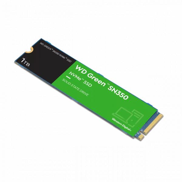 Load image into Gallery viewer, Western digital wds100t3g0c sn350 green ssd, 1 tb, m.2 nvme, qlc, 3200 3000 mb s