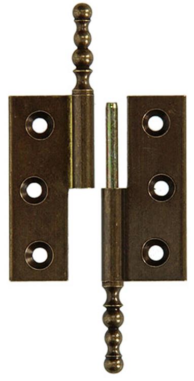 Afbeelding laden in galerijviewer, Mack 1013558 - 2 meubelpaumellen rechts verbronsd h 50 x b 40 mm | 5 stuks