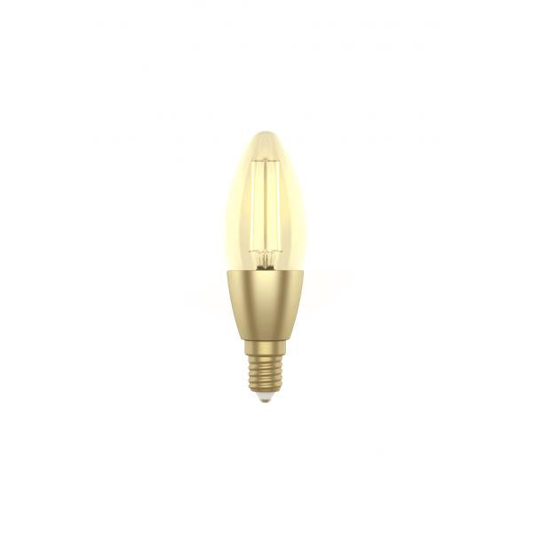 Load image into Gallery viewer, Woox r5141 smart candle c37 filament led bulb, wi-fi, e14, 4.9w, 470 lm, warm white 2700k