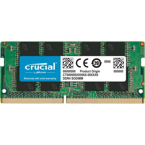 Load image into Gallery viewer, Crucial ct16g4sfra32a so-dimm, 16 gb, ddr4, 3200 mhz, cl22, 260-pin - unbuffered