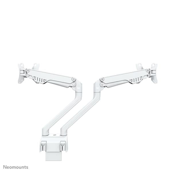 Laden Sie das Bild in Galerie -Viewer, Neomounts neomounts fpma-d750dwhite2flat screen desk mount, clamp grommet, dual-mount, 10 32 inch