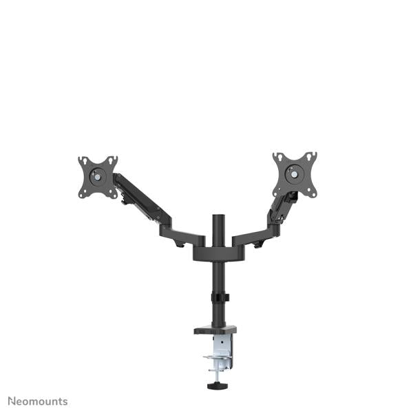 Laden Sie das Bild in Galerie -Viewer, Neomounts neomounts ds70-750bl2desk pole mount, clamp grommet, duall-mount, 17 27 inch