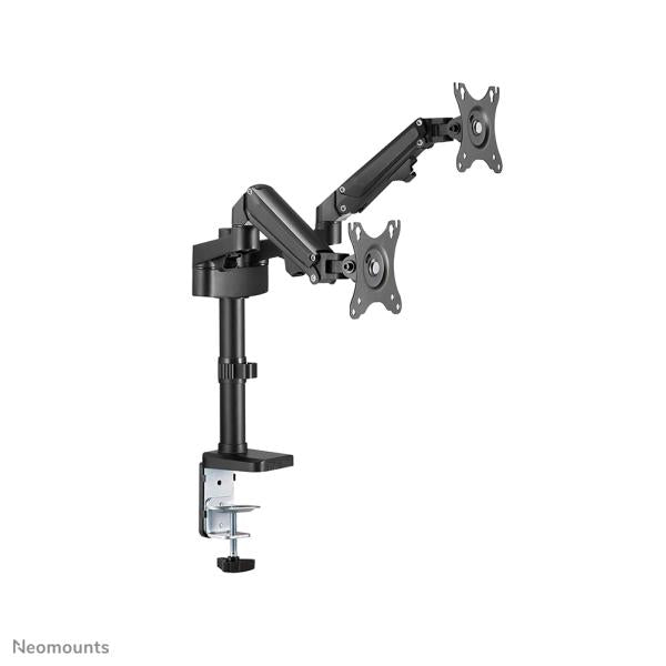 Laden Sie das Bild in Galerie -Viewer, Neomounts neomounts ds70-750bl2desk pole mount, clamp grommet, duall-mount, 17 27 inch