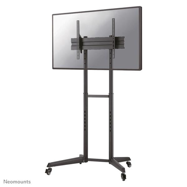 Laden Sie das Bild in Galerie -Viewer, Neomounts neomounts fl50-540bl1 mobile floor stand, 37 70 inch, height adjustable: 128.5-145cm