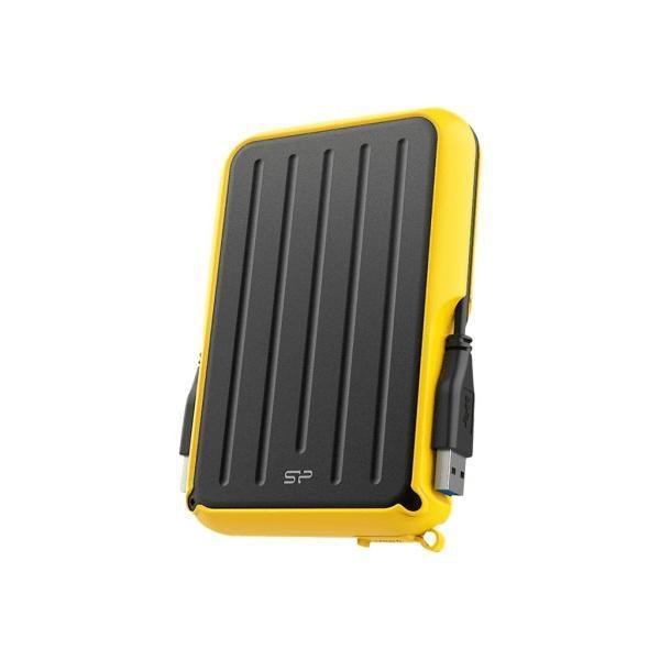 Load image into Gallery viewer, Silicon power sp040tbphd66ls3y armor a66 portable hdd, 4 tb, usb3.2 gen 1, yellow, certificate