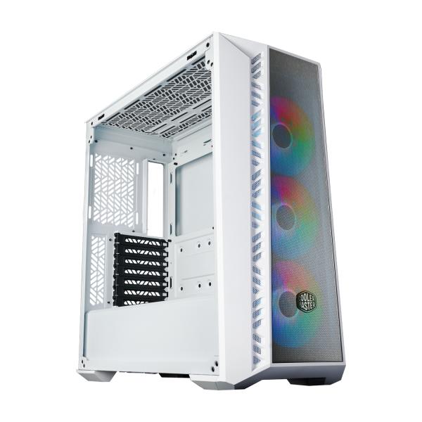 Load image into Gallery viewer, Cooler master mb520-wgnn-s00 masterbox 520 mesh white, atx, midi, edge-to-edge transparent window