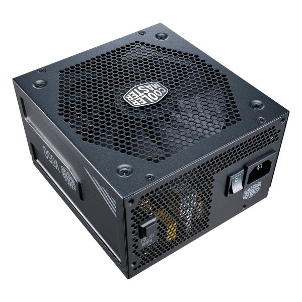 Load image into Gallery viewer, Cooler master mpy-650v-afbag-eu v650 gold v2, atx, 650w, modular, apfc, 135mm, 32 db (silent), black