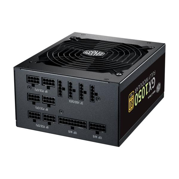 Load image into Gallery viewer, Cooler master mpe-a501-afcag-eu mwe gold v2, atx 1050 w, rtx ready, 140 mm, 90%, 2200 rpm, black