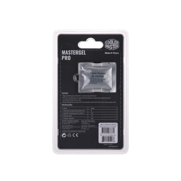 Load image into Gallery viewer, Cooler master mgy-zosg-n15m-r2 mastergel pro v2, 1.5ml, 8 w m-k, gray