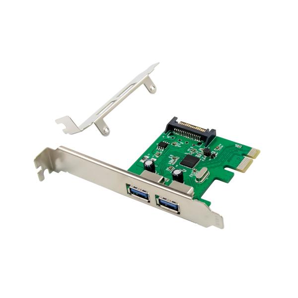 Load image into Gallery viewer, Conceptronic emrick06g emrick 2-port usb 3.0 pcie card, pcie, usb 3.2 gen 1 (3.1 gen 1) pci 2.0, sa