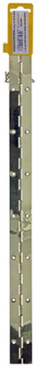 Afbeelding laden in galerijviewer, 1013330 - 1 piano scharnier vermessingd l 48 cm x 32 mm | 10 stuks