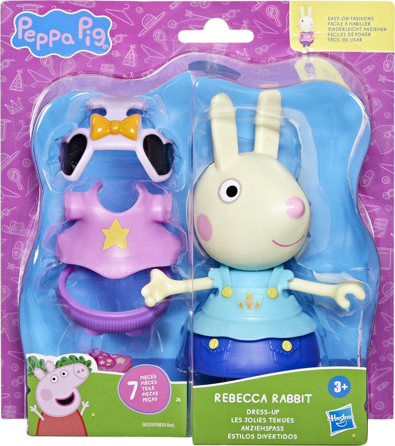 Afbeelding laden in galerijviewer, Hasbro peppa pig-speelgoed kelly konijn-aankleedfiguur van 15 cm, met 6 modeaccessoires, peuterspeelgoed, 3+